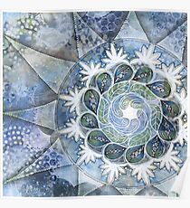 Floating Mandala Poster
