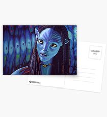 Zoe Saldana as Neytiri in Avatar Postcards