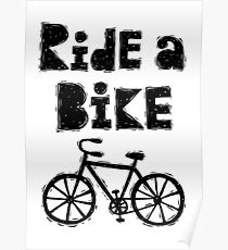 Ride a Bike - woody Poster