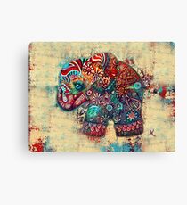 vintage elephant Canvas Print