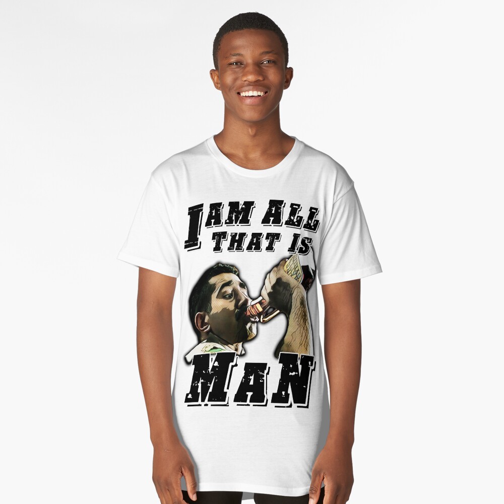  i am all that is man long t shirt by jtk667 redbubble