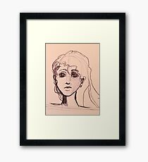 Girl Framed Print