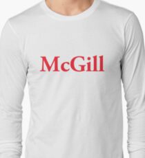 McGill Logo Long Sleeve T-Shirt