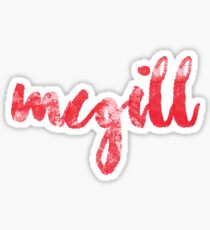 McGill Sticker