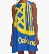 Oakland Warriors Concept A-Line Dress