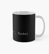 Fucks given calculator script Mug