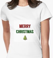 Merry Christmas Women's Fitted T-Shirt