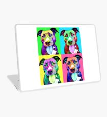 Pitbull-Pop-Art Laptop Folie