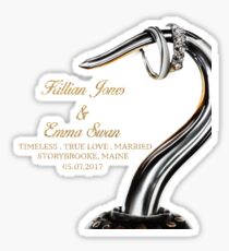 Captain Swan Wedding Sticker