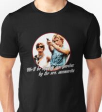 Thelma And Louise Margaritas by the sea Slim Fit T-Shirt