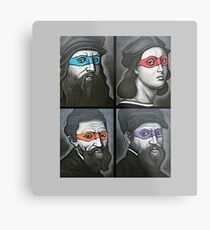 NINJA TURTLES RENAISSANCE Metal Print