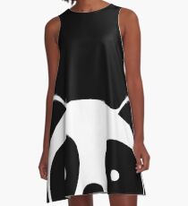 Cute Panda A-Line Dress