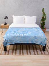 Krawatten-Blau Hippie Fleecedecke