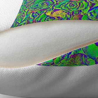 Alternate view of Roses Throw Pillow