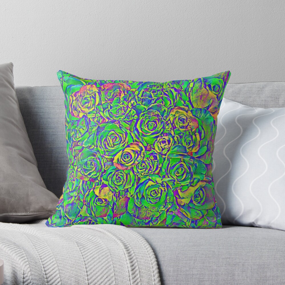 Roses Throw Pillow