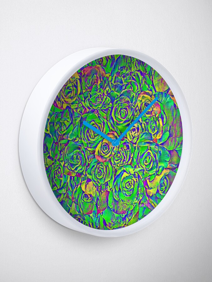 Alternate view of Roses Clock