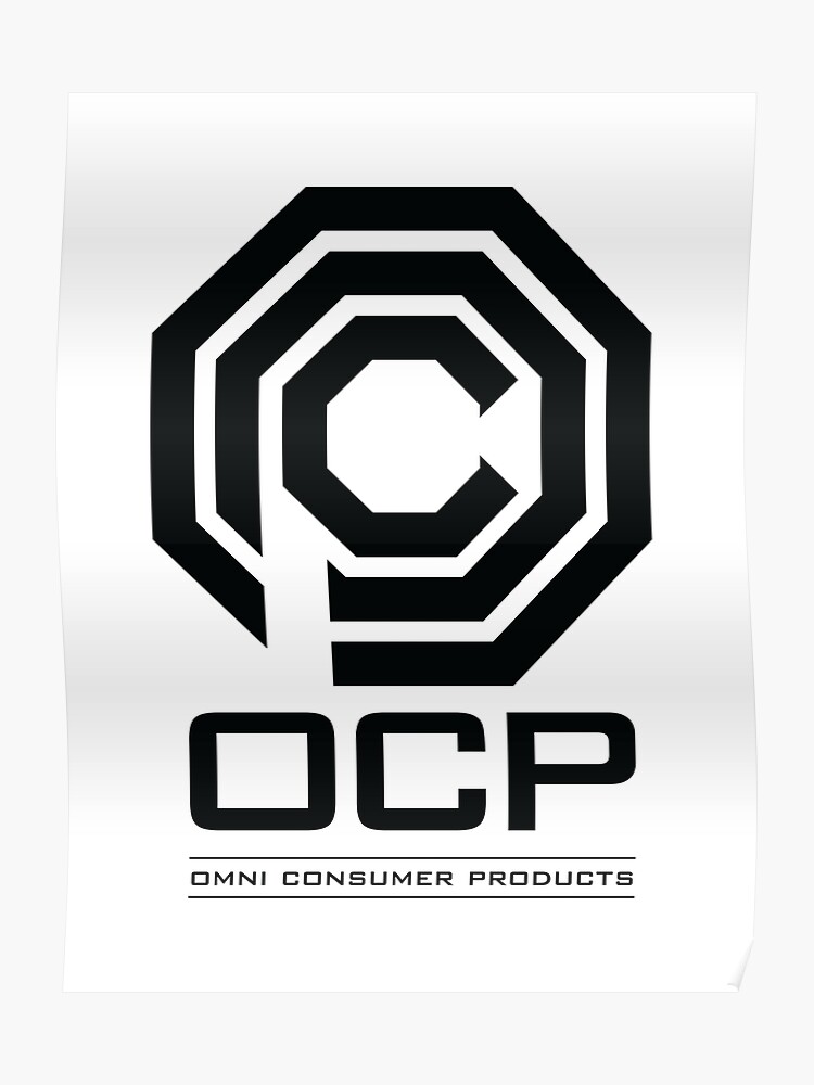 Robocop OCP Classic Movie Logo T Shirt Print ED209 Retro Vintage Original Design