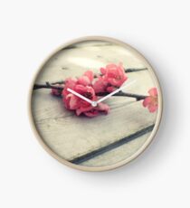 Apple blossom Clock