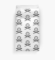 Baseball Softball Icon Pictogram (Black) Bettbezug