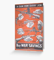 Reprint of British wartime poster. Greeting Card