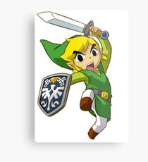 cartoon Link Metal Print