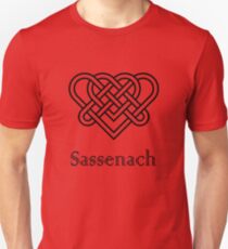 Sassenach Double Celtic Love Knot Unisex T-Shirt