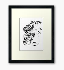 Scary Monster Framed Print
