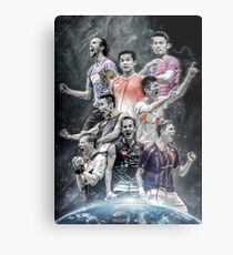 Badminton Legends Edit Metal Print