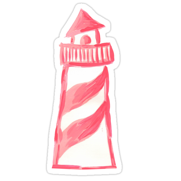 Lighthouse Stickers By Mjfoery Redbubble