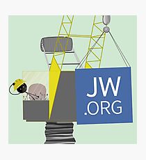 JW.ORG Crane Photographic Print
