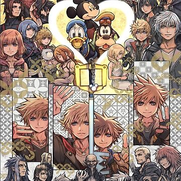 Kingdom hearts 4 cover art with all the characters