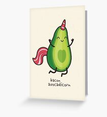 Bacon-Avocadicorn Greeting Card