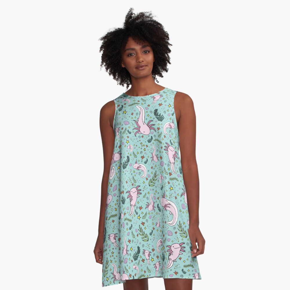 Axolotl A-Line Dress