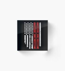 American Ski Acrylic Block