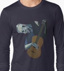 Camiseta de manga larga El viejo guitarrista