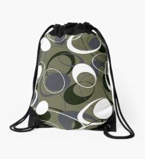 Retro 60s Ovals Drawstring Bag