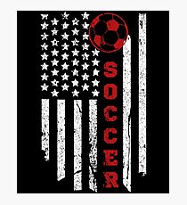 America Soccer Photographic Print