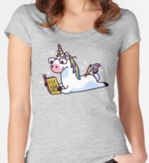 Einhorn glauben an sich magisch fabelhaft II Tailliertes Rundhals-Shirt
