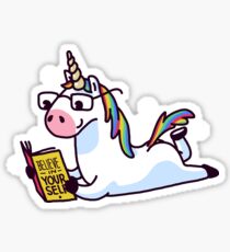 Unicorn Believe in Yourself Magically Fabulous II Sticker