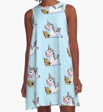 Unicorn Believe in Yourself Magically Fabulous II A-Line Dress