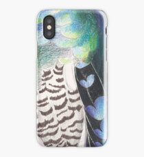 Iridescent Blue Peacock Pheasant iPhone Case