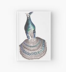 Iridescent Blue Peacock Pheasant Hardcover Journal