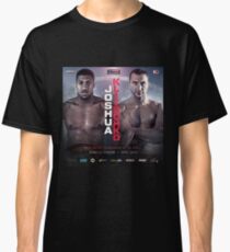ANTHONY JOSHUA VS WLADIMIR KLITSCHKO OFFICIAL POSTER Classic T-Shirt