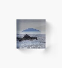 Misty Ailsa Craig Acrylic Block