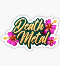 Death Metal Hawaii Sticker