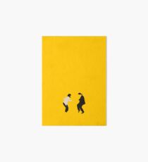 Mia and Vincent - Pulp Fiction - top selling Art Board
