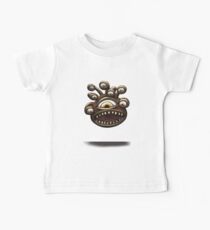 Left-Right : The Mansion // The Beholder Baby Tee