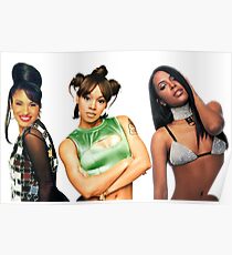 Selena, Left-Eye, Aaliyah - Rest In Peace Poster