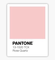 pantone- rose quartz Sticker