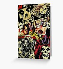 Classic Horror Punk Greeting Card
